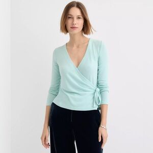 Loft Cozy Jersey Wrap Top